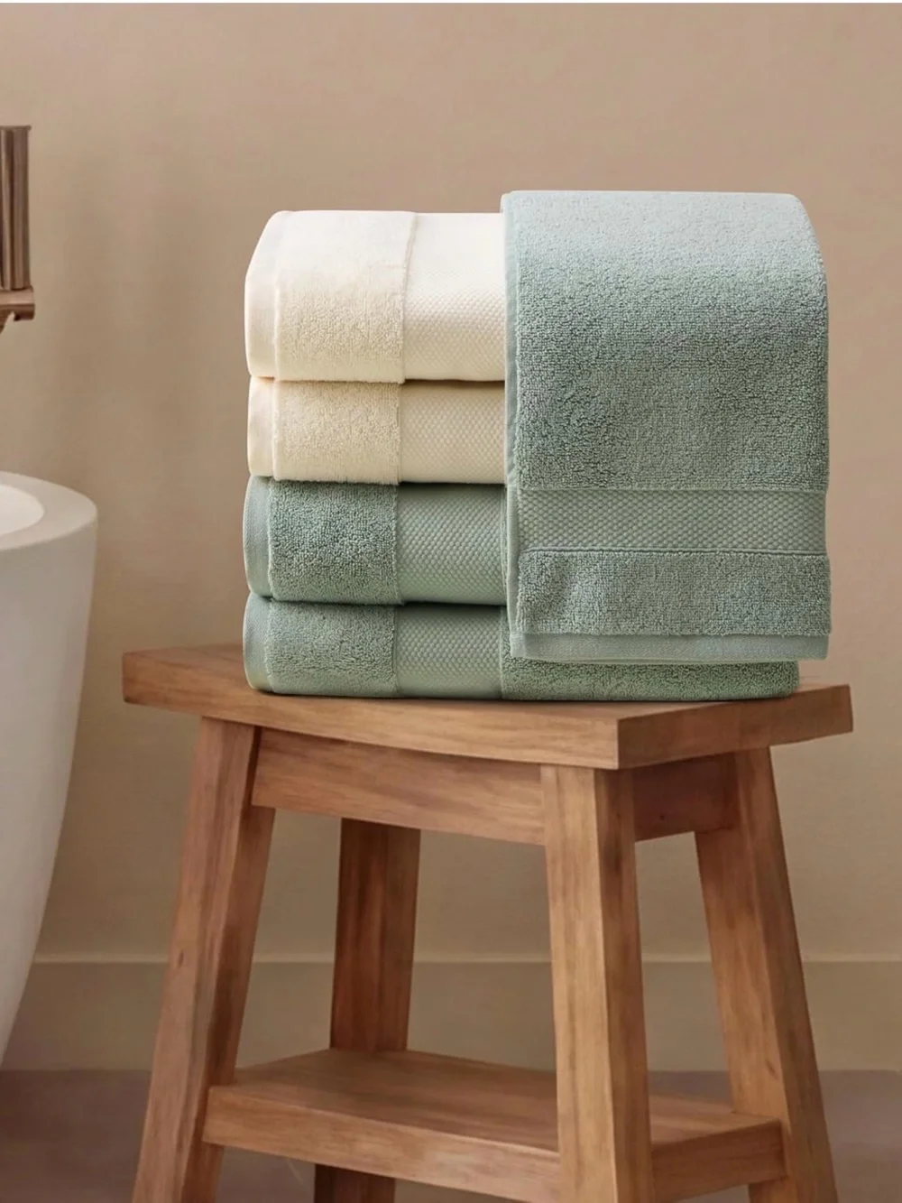 NIP - French Connection set of two 100% Turkish Cotton Bath Sheet 33”x63”